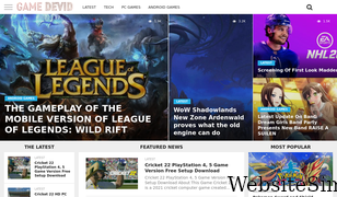 gamedevid.com Screenshot