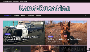 gameeducation.ru Screenshot