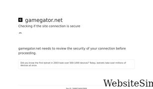 gamegator.net Screenshot