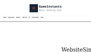 gameinstants.com Screenshot
