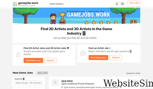 gamejobs.work Screenshot