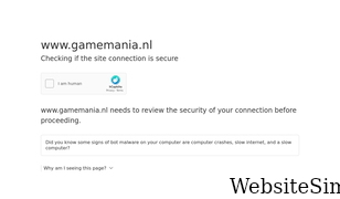 gamemania.nl Screenshot