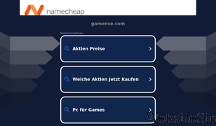 gamense.com Screenshot