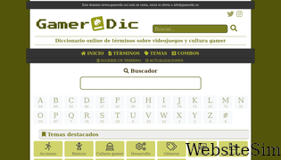 gamerdic.es Screenshot