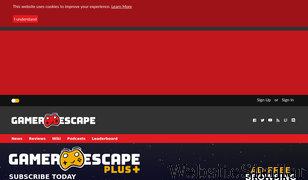 gamerescape.com Screenshot