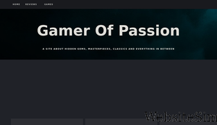 gamerofpassion.com Screenshot