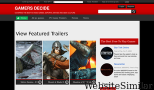 gamersdecide.com Screenshot