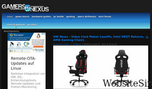 gamersnexus.net Screenshot