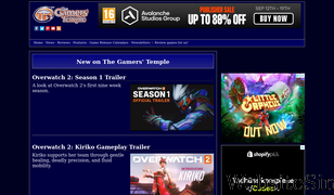 gamerstemple.com Screenshot
