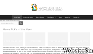 gamerules.com Screenshot