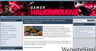 gamerwalkthroughs.com Screenshot