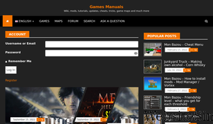 games-manuals.com Screenshot