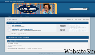 gameshowforum.org Screenshot