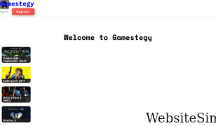 gamestegy.com Screenshot