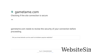 gametame.com Screenshot