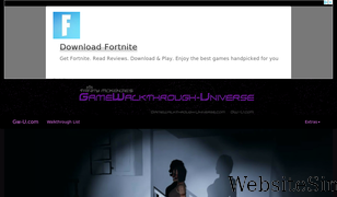 gamewalkthrough-universe.com Screenshot