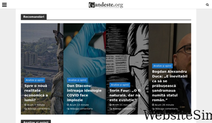 gandeste.org Screenshot
