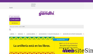 gandhi.com.mx Screenshot