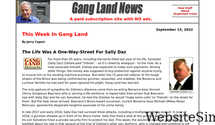ganglandnews.com Screenshot
