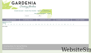 gardenia.net Screenshot