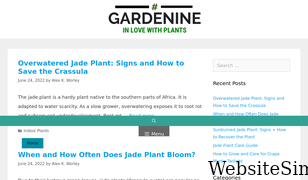 gardenine.com Screenshot