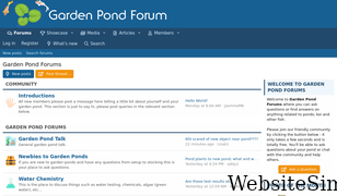 gardenpondforum.com Screenshot
