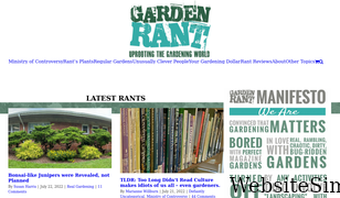 gardenrant.com Screenshot