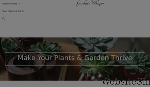 gardenswhisper.com Screenshot