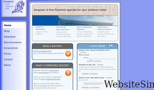 gargoyle-router.com Screenshot