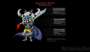 garlandtools.org Screenshot