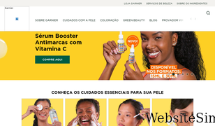 garnier.com.br Screenshot