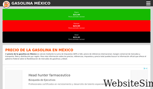 gasolinamexico.com.mx Screenshot