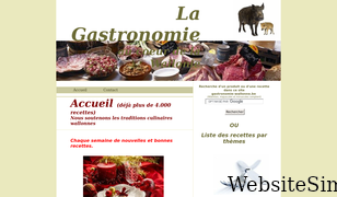 gastronomie-wallonne.be Screenshot