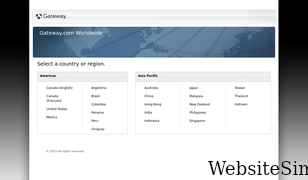 gateway.com Screenshot