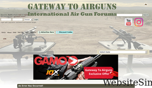 gatewaytoairguns.org Screenshot