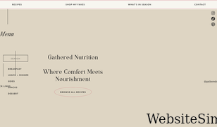 gatherednutrition.com Screenshot