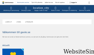 gavle.se Screenshot