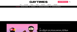 gaytimes.co.uk Screenshot