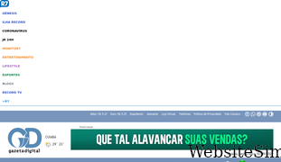 gazetadigital.com.br Screenshot