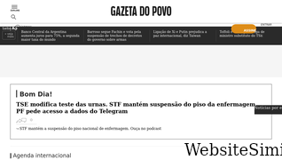 gazetadopovo.com.br Screenshot