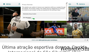 gazetaesportiva.net Screenshot