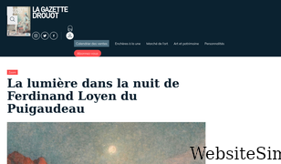 gazette-drouot.com Screenshot