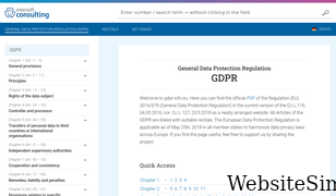 gdpr-info.eu Screenshot