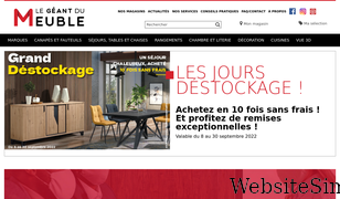 geant-du-meuble.com Screenshot