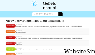 gebelddoor.nl Screenshot
