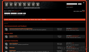 geekhack.org Screenshot