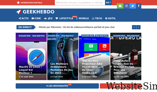 geekhebdo.com Screenshot