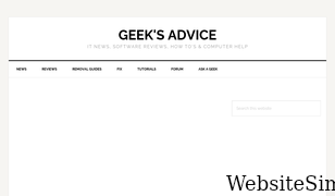 geeksadvice.com Screenshot