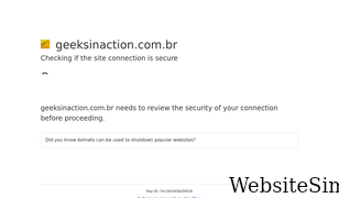 geeksinaction.com.br Screenshot