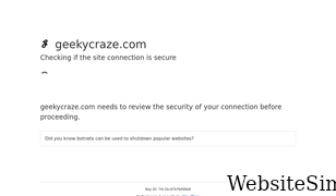 geekycraze.com Screenshot